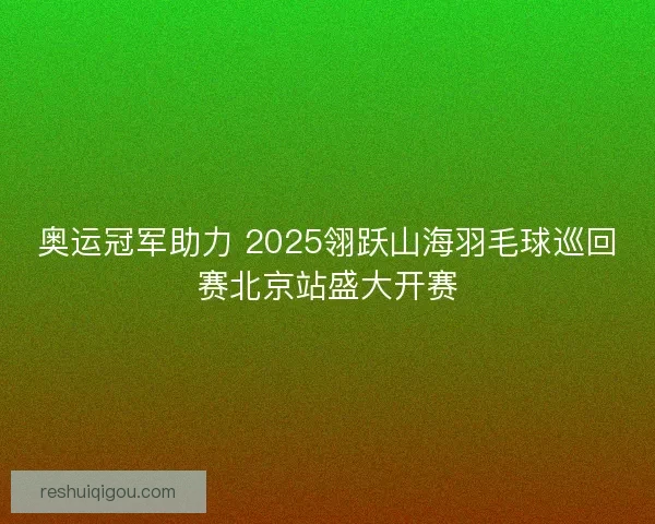 奥运冠军助力 2025翎跃山海羽毛球巡回赛北京站盛大开赛